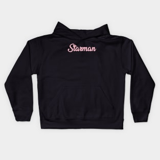 Starman, pink Kids Hoodie